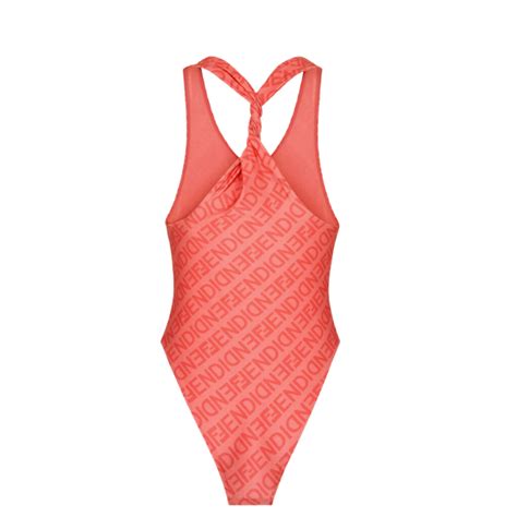 maillot de bain fendi rose